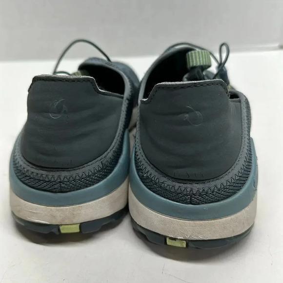 Olukai Miki Trainer Sneakers Shoes Drawstring Athletic Blue Green Women's 8 - Picture 3 of 11